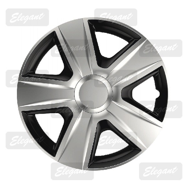 Колпаки на колеса R16'' ELEGANT ESPRIT RC silver&amp;black