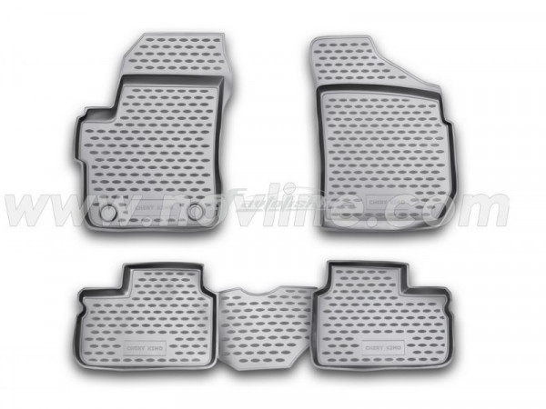 Резиновые коврики Novline для Chery Kimo (A1)