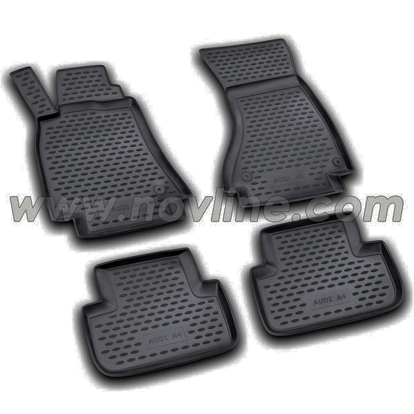 Резиновые коврики Novline для Audi A4 (B7,8E)