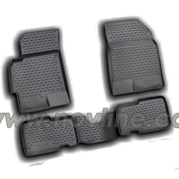 Резиновые коврики Novline для Chery CrossEastar (B14) (V5)