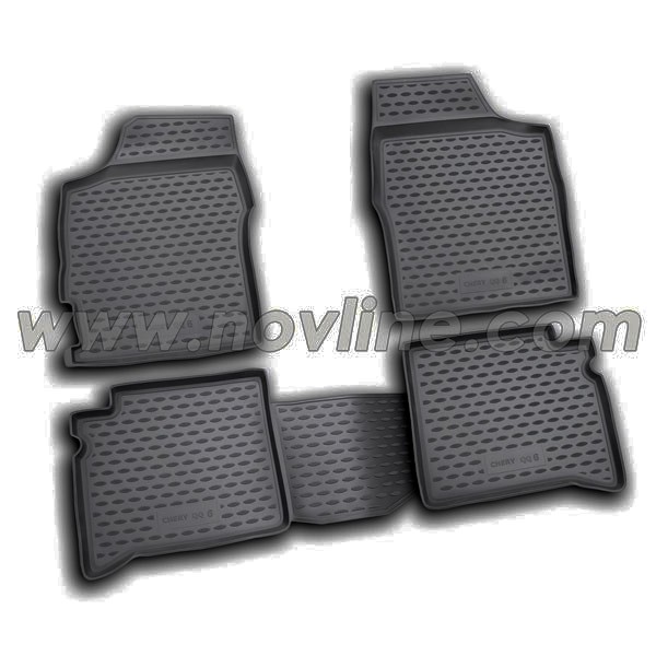 Резиновые коврики Novline для Chery Jaggi / QQ6 (S21)