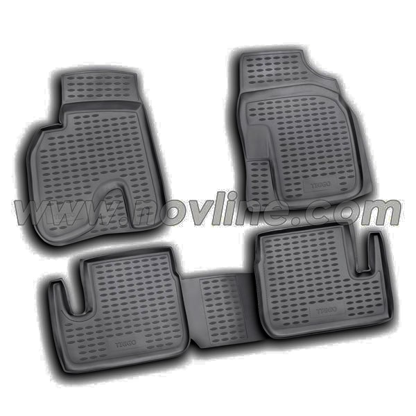 Резиновые коврики Novline для Chery Tiggo (T11)