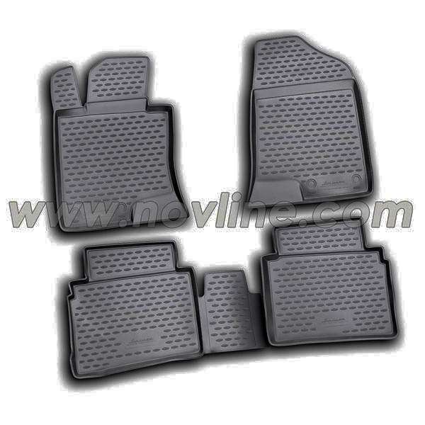 Резиновые коврики Novline для Hyundai Sonata (YF)