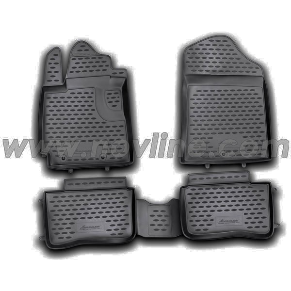 Резиновые коврики Novline для Kia Picanto