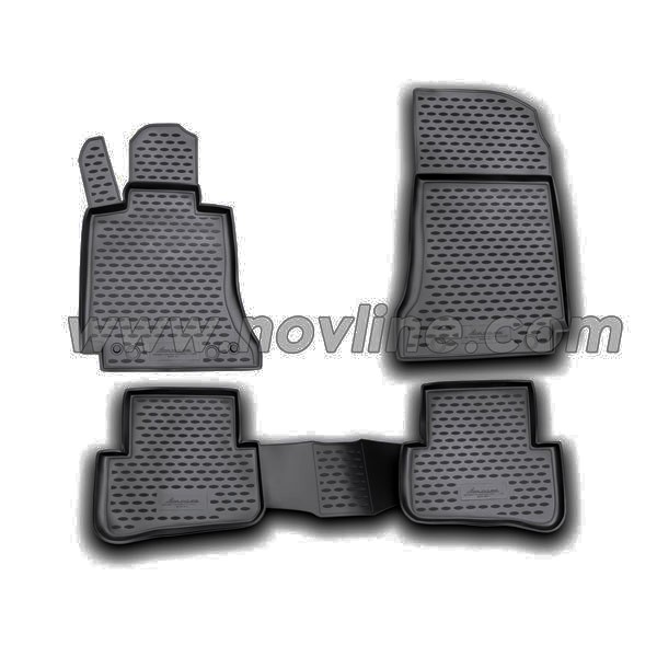 Резиновые коврики Novline для Mercedes C-Klasse (W204) 