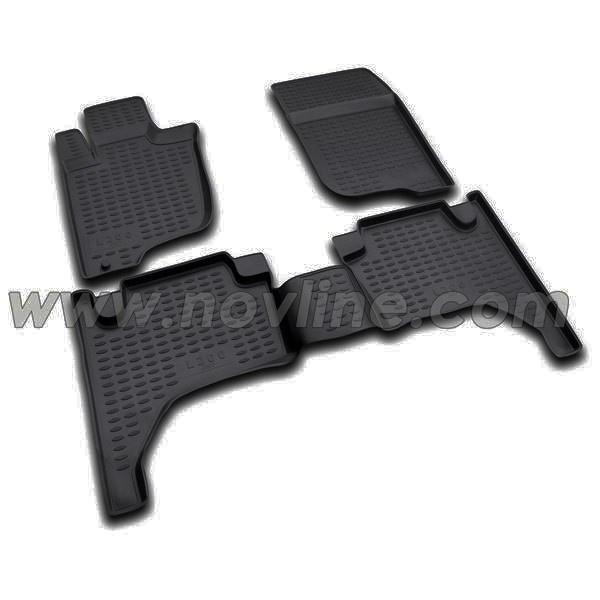 Резиновые коврики Novline для Mitsubishi L200
