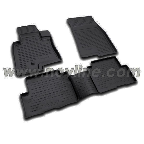 Резиновые коврики Novline для Mitsubishi Pajero