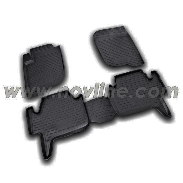Резиновые коврики Novline для Mitsubishi Pajero Sport