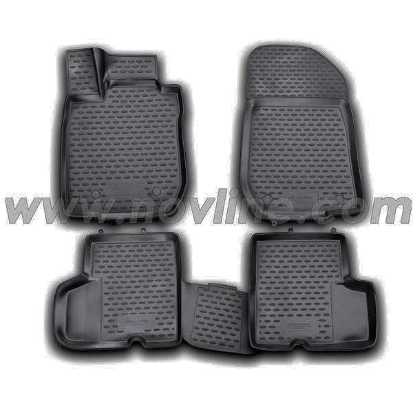 Резиновые коврики Novline для Renault Logan