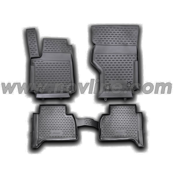 Резиновые коврики Novline для Volkswagen Amarok