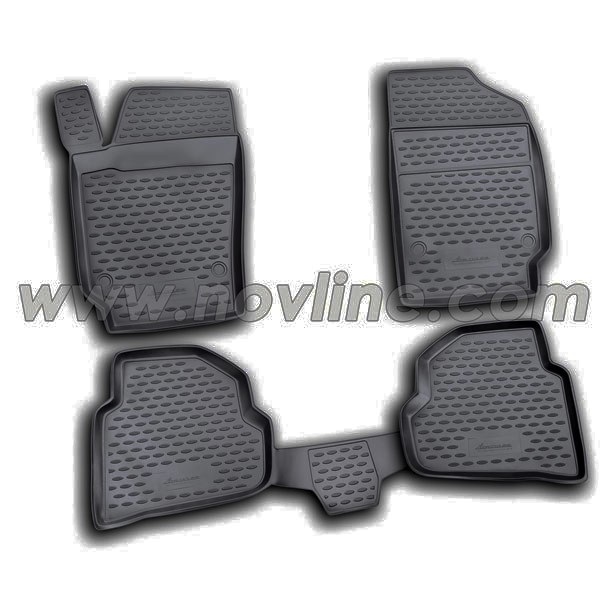 Резиновые коврики Novline для Volkswagen Polo