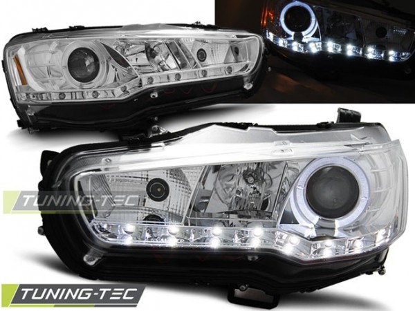 Передние фары Tuning-Tec для Mitsubishi Lancer X