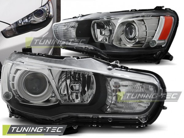 Передние фары Tuning-Tec для Mitsubishi Lancer X