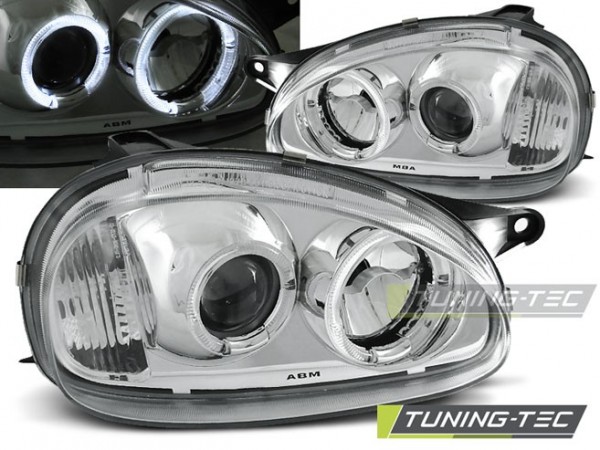Передние фары Tuning-Tec для Opel Corsa (B)